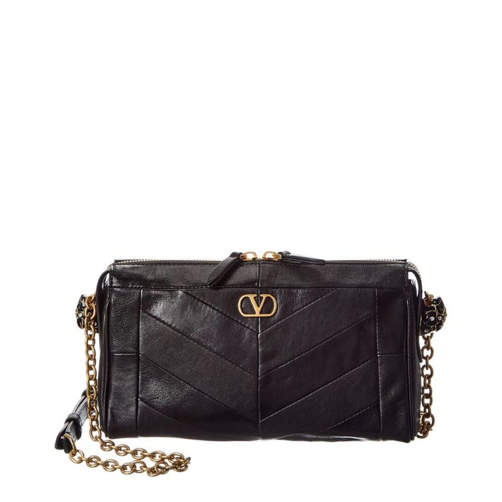 Valentino Panthea Small Leather Shoulder Bag